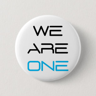We are One 2 Inch Round Button