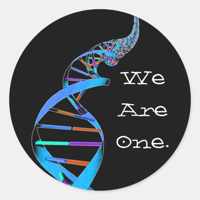 "We Are One" Orphan Black Fan Merchandise Sticker (Front)