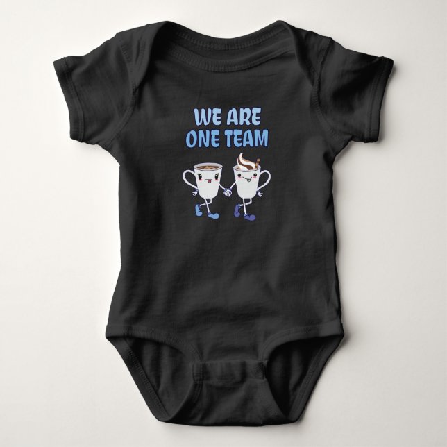 We are one Team Baby Bodysuit (Front)