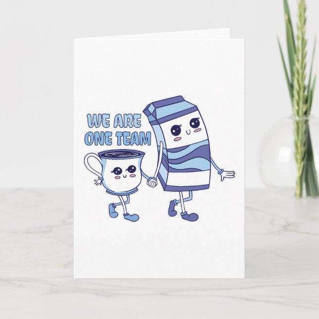 We are one Team Card (Front)