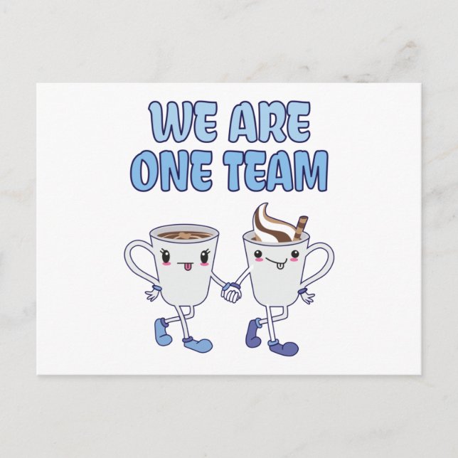 We are one Team Postcard (Front)