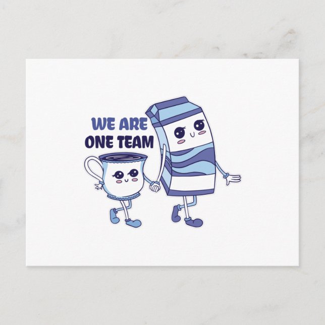 We are one Team Postcard (Front)
