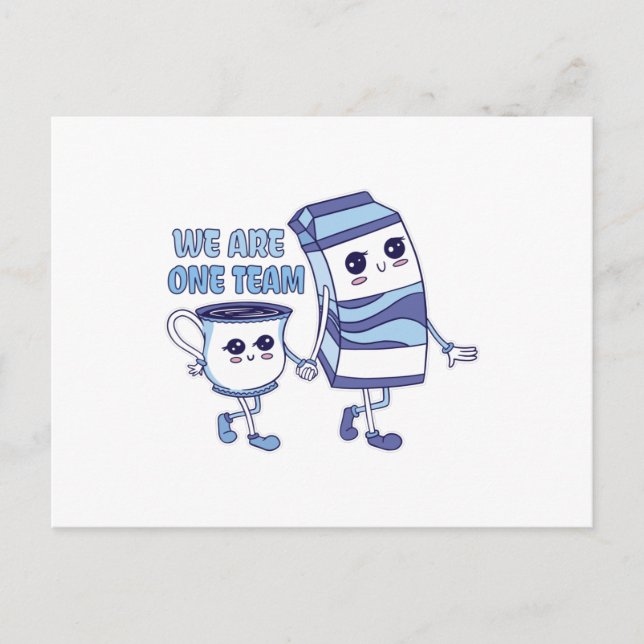 We are one Team Postcard (Front)