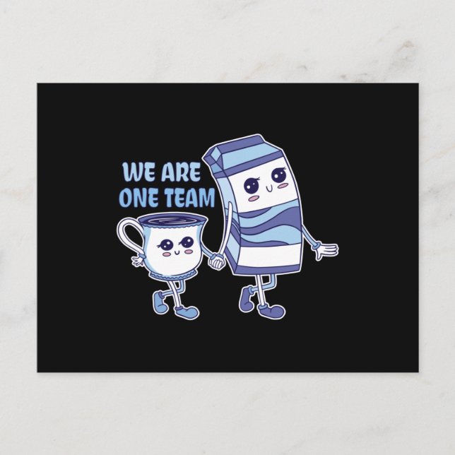 We are one Team Postcard (Front)