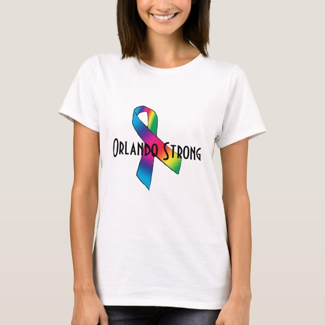 We Are Orlando Strong Awareness T-shirt (Front)