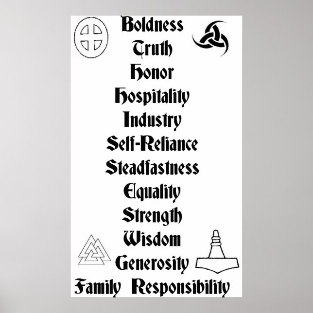 We are our Deeds Poster (Front)