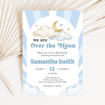 We are Over the Moon Baby Shower