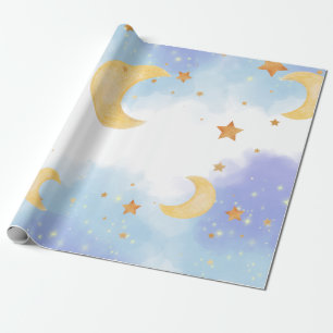 We are "Over the Moon" gift wrapping paper