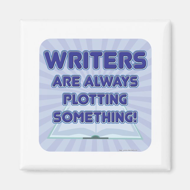 We Are Plotting Something! Magnet (Front)