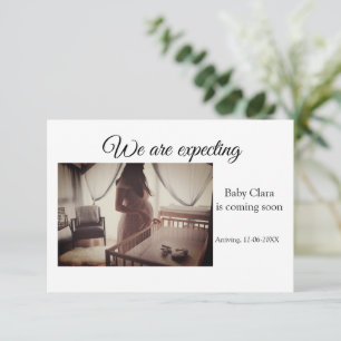 we are pregnant add baby name date pregnancy  announcement