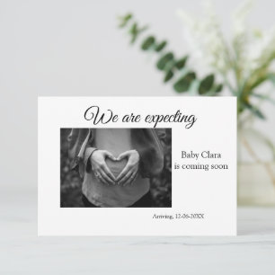 we are pregnant add baby name date pregnancy announcement