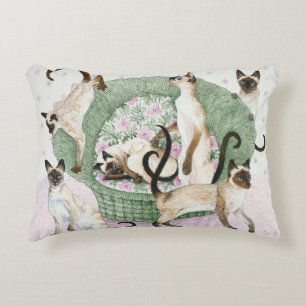 We are Siamese if you please Accent Pillow