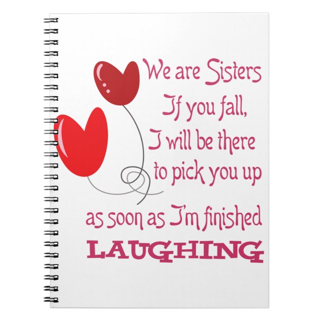 We are Sisters Notebook (Front)