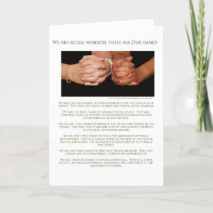 We Are Social Workers Card