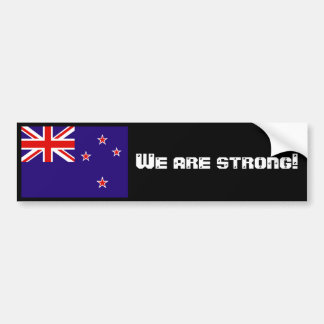 We are strong! bumper sticker