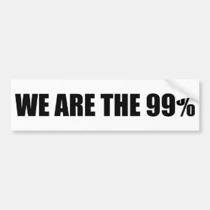We Are the 99% Bumper Sticker