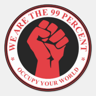 We Are The 99 Percent stickers