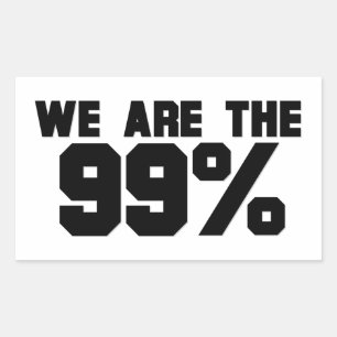 WE ARE THE 99% STICKER