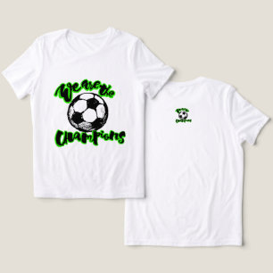 We Are The Champions Typography Design Tri-Blend Shirt