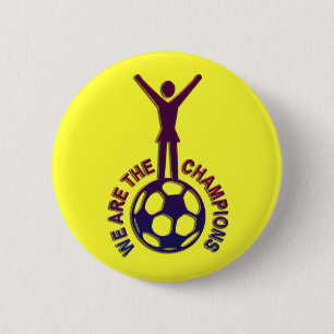WE ARE THE CHAMPIONS - women soccer 2 Inch Round Button