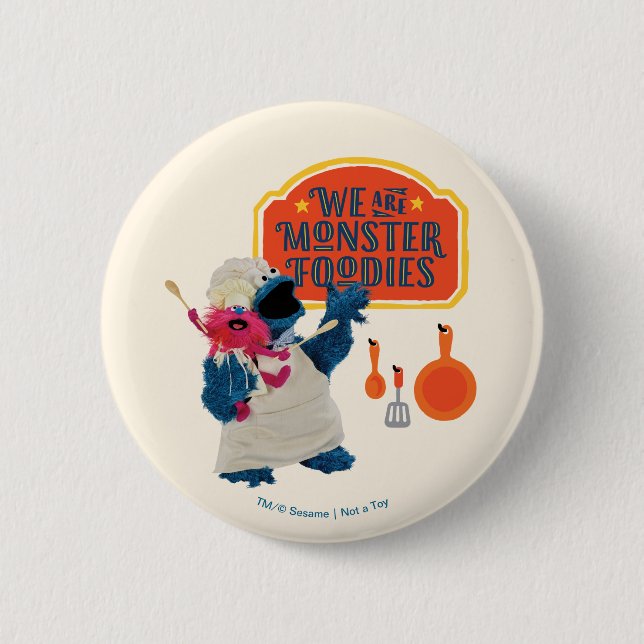 We Are the Monster Foodies 2 Inch Round Button (Front)