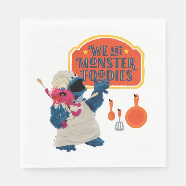 We Are the Monster Foodies Napkin (Front)