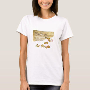 WE are the People -blank back T-Shirt