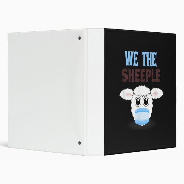 We are The sheeple | funny sheep with face mask Binder (Background)