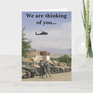 We are thinking of you... card