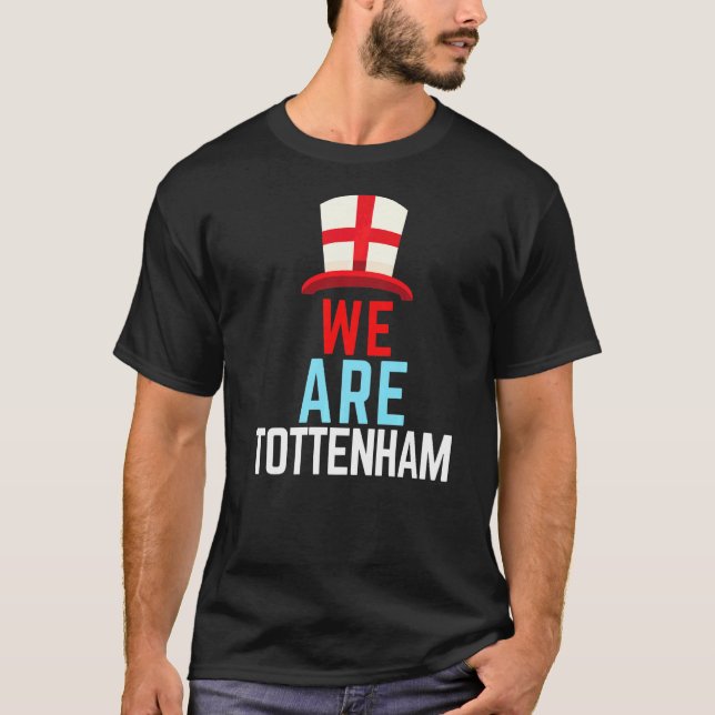 We Are Tottenham England Flag Sports T-Shirt (Front)