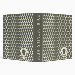 We are turtles customisable edge turtle pattern binder