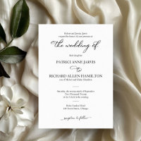 We Are Tying The Knot Elegant Script Wedding