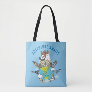 We Bare Bears - Adventure Awaits Tote Bag