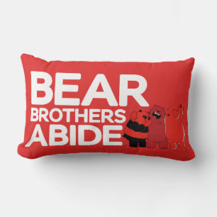 We Bare Bears - Bear Brothers Abide Lumbar Pillow