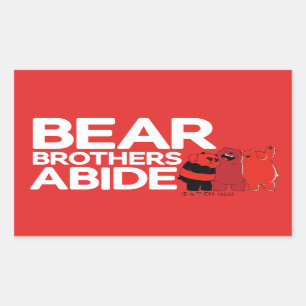 We Bare Bears - Bear Brothers Abide Sticker