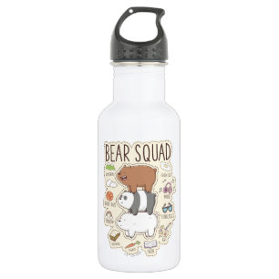 We Bare Bears - Bear Squad Journal Graphic 532 Ml Water Bottle