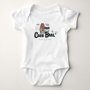 We Bare Bears - Cave Bros. Represent Baby Bodysuit
