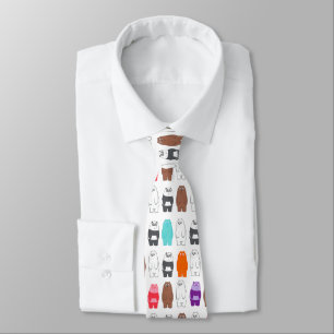 We Bare Bears Colourful Bear Pattern Tie