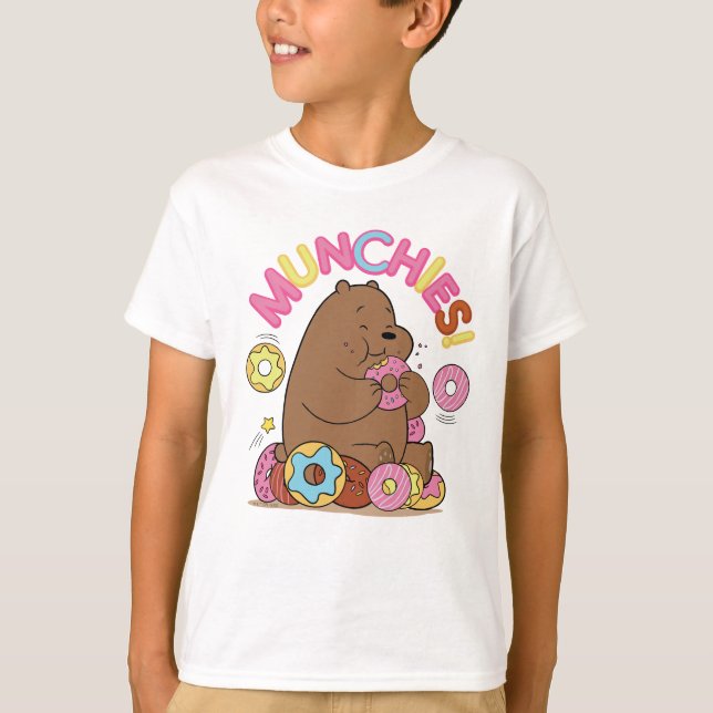We Bare Bears - Grizz Doughnut Munchies! T-Shirt (Front)