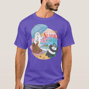 We Bare Bears Grizz Panda Ice Bear Always Summer T-Shirt