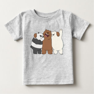 We Bare Bears Group Hug Baby T-Shirt