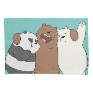 We Bare Bears Group Hug Pillowcase