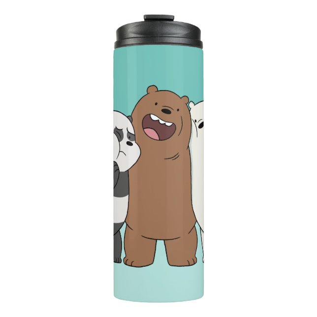 We Bare Bears Group Hug Thermal Tumbler (Front)