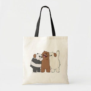 We Bare Bears Group Hug Tote Bag