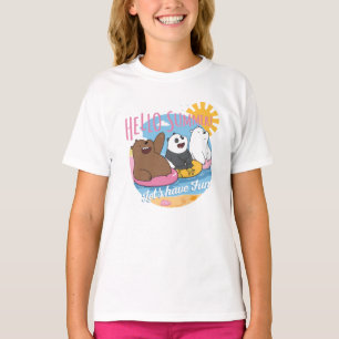 We Bare Bears - Hello Summer! Let's Have Fun T-Shirt