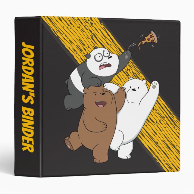 We Bare Bears - Last Pizza Slice Binder (Front/Spine)