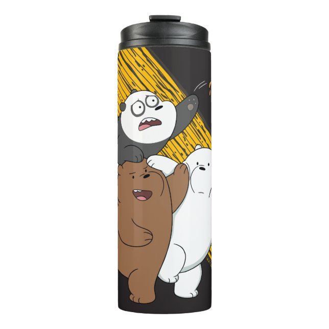 We Bare Bears - Last Pizza Slice Thermal Tumbler (Front)