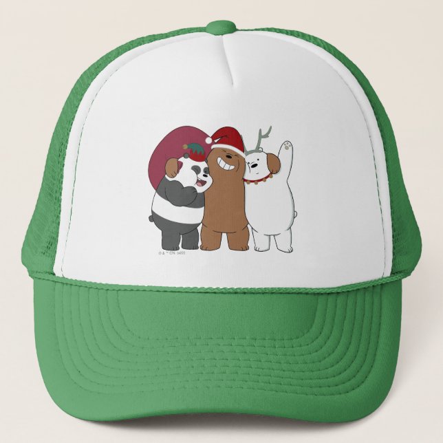 We Bare Bears - Season's Greetings Trucker Hat (Front)