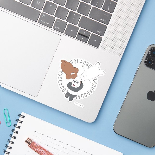 We Bare Bears - #SquadGoals (Laptop w/ iPhone)