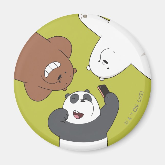 We Bare Bears - #SquadGoals Magnet (Front)